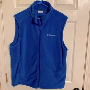 Columbia Fleece Blue Vest